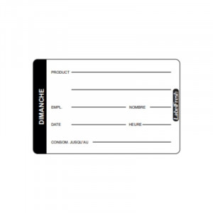 Traceability Label LabelFresh Pro - Sunday - 70 x 45 mm - Pack of 500 - LabelFresh