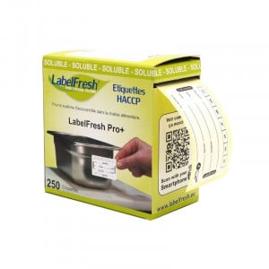 Traceerbaarheidsetiket LabelFresh Oplosbaar Pro - Donderdag - 60 x 30 mm - Partij van 250 - LabelFresh