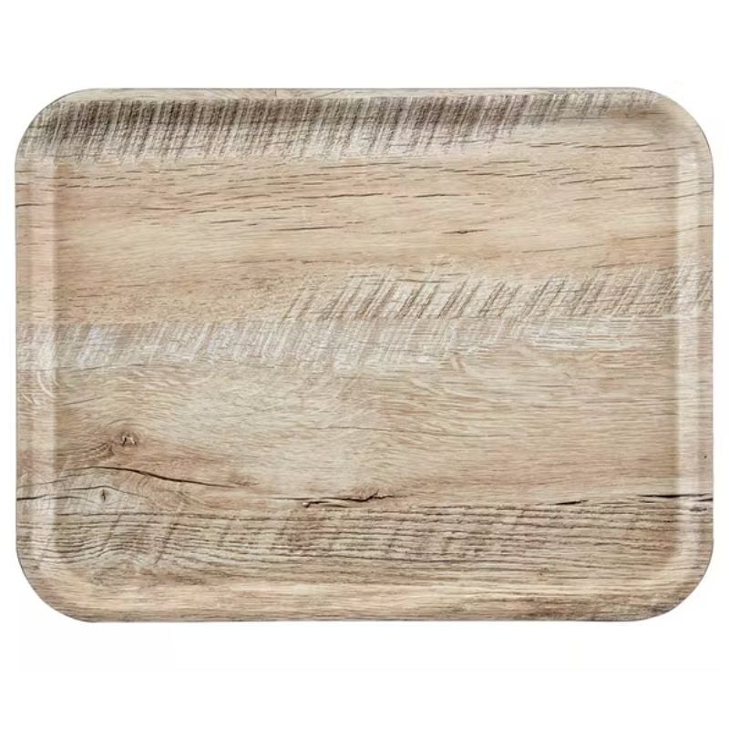 Rechteckiges Tablett Madeira - Helles Eichenholz - 280 x 200 mm - CAMBRO Rechteckiges Tablett Madeira - Helles Eichenholz - 280 x 200 mm - CAMBRO
