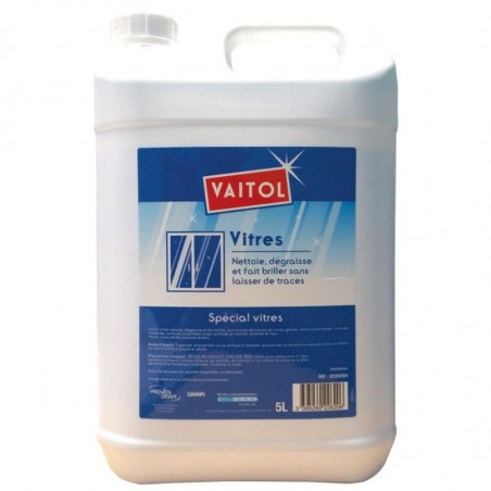 Nettoyant Vitres à L'Alcool - 5 L - Vaitol