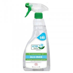 Spray Gel Nettoyant Dégraissant pour Inox et Aluminium - 750 ml - Action Verte