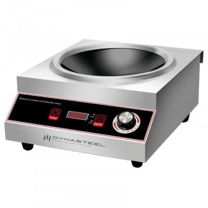 Wok op Inductie Pro 3500 W Inox — Concaaf Gebied Ø227