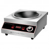 Wok op Inductie Pro 3500 W Inox — Concaaf Gebied Ø227