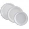 Assiette Ronde en Bagasse - 180 x 18 mm - Lot de 50