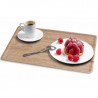 Rechthoekige Melamineer Laminaat Plateau - 280 x 200 mm - Licht Eiken - Set van 20