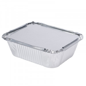 Aluminiumbakje met deksel "Combi Pack" - 670 ml - Pak van 100