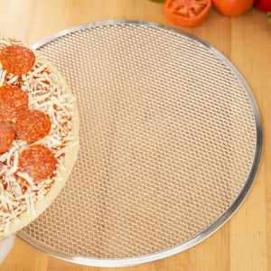 Geperforeerde Pizzaplaat Ø 350 mm Aluminium — Pro