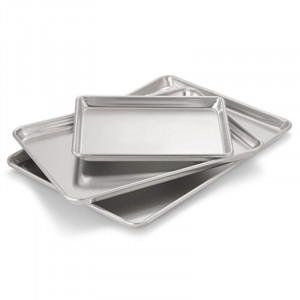 Aluminium Presentatieplaat Dynasteel - 330 x 457 mm, ideaal voor culinaire professionals.