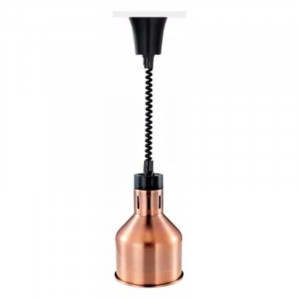 Profi-Wärmelampe 250 W Ø 175 mm Kupfer | Dynasteel