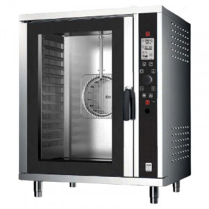 Vier Professionele Digitale LCD Gas Combi - 10 Niveau GN 1/1 - VESTA