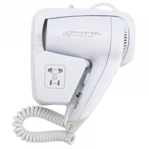 Wall-Mounted Hair Dryer 1100 W White — Hotel & Spa