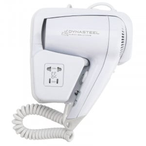 Wall-mounted White Hair Dryer - Dynasteel