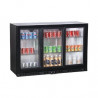 Koelachterbar 320 L 3 Schuifdeuren van Glas