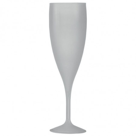 Champagneglas Herbruikbaar van Frosted PP 130 ml - Set van 100