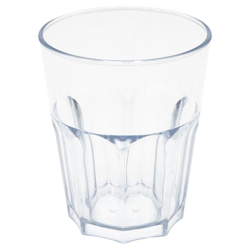 Herbruikbaar waterglas van SAN - 29 cl - Set van 8