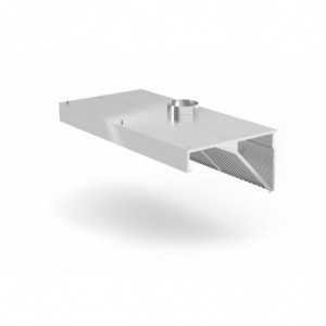 Wall-mounted Extractor Hood - L 1200 x 700 mm - Hendi