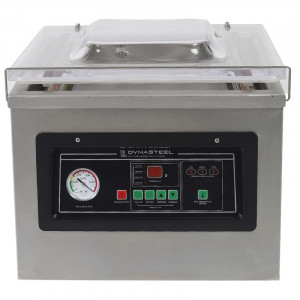Vakuumverpackungsmaschine mit Glocke 900 W - Schweißnaht 400 mm Edelstahl