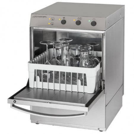 Professionele Glazenspoelmachine met Spoelmiddel- en Reinigingsmiddeldoseerder - 35 x 35 cm