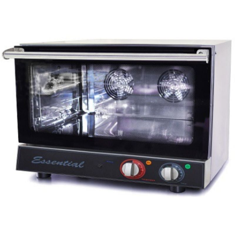 Vier Professionele Handmatige Hete Luchtoven met Stoom - 4 Niveaus 600 x 400 - Gereviseerd