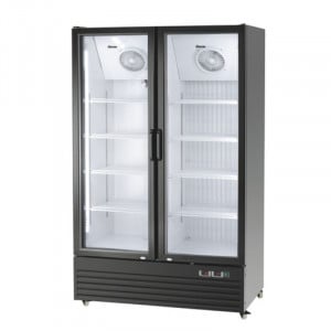 Positive and Negative Refrigerated Cabinet - 2 Glass Doors - 820 L - Bartscher