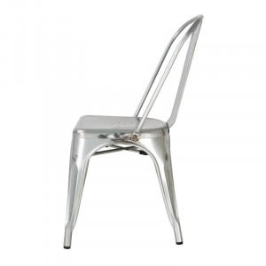 Chaises Bistro en Acier -  Lot de 4 - Bolero