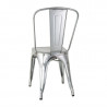 Chaises Bistro en Acier -  Lot de 4 - Bolero