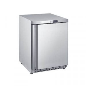 Negatieve RVS Koelkast 170 L -18°C Onderbouw