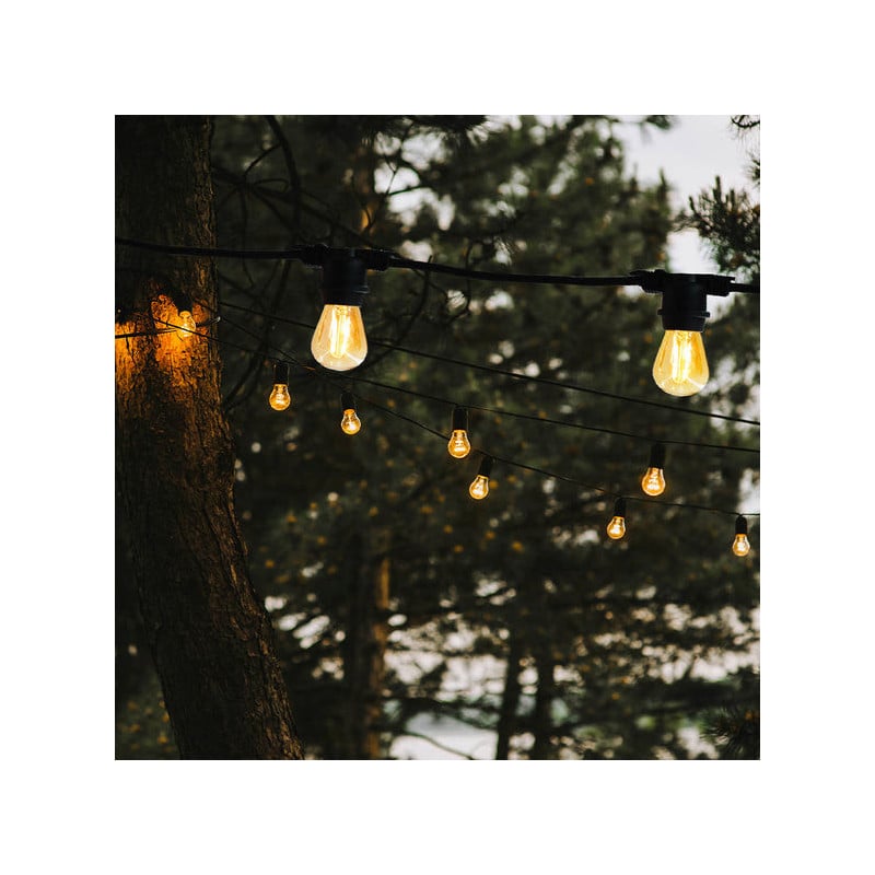 Guirlande Lichtslinger Buiten met Filamentlamp Verbindbaar - Link Me Light - Lumisky Guirlande Lichtslinger Buiten met Filamentlamp Verbindbaar - Link Me Light - Lumisky