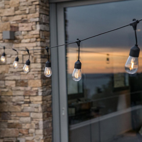 Guirlande Lumineuse Solaire à Ampoule Filament - Mafy Solar - Lumisky