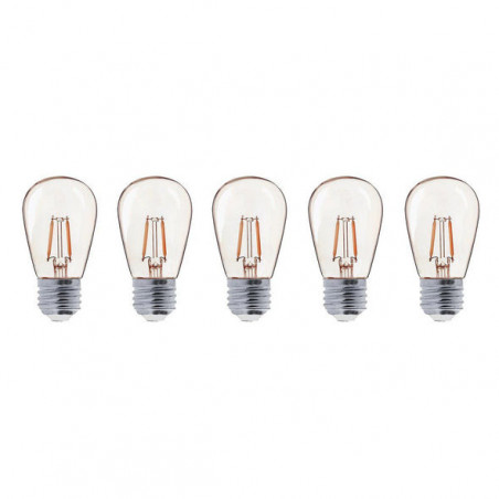 Gloeilamp met filament - Feestlamp met filament - Set van 5 - Lumisky