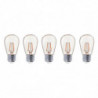 Gloeilamp met filament - Feestlamp met filament - Set van 5 - Lumisky