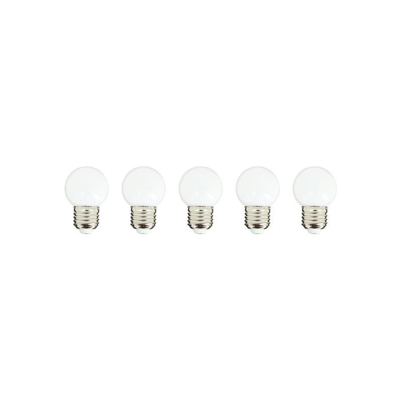 White Bulb - Party Bulb White - Set of 5 - Lumisky