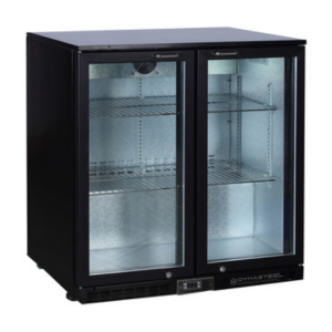 Refrigerated Back Bar 209 L 2 Glass Doors — Ventilated