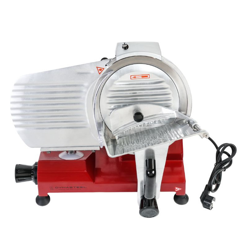 Zwaartekracht Ham Slicer Ø 220 mm 120 W Rood