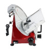 Zwaartekracht Ham Slicer Ø 220 mm 120 W Rood
