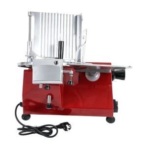 Professional Red Gravity Ham Slicer 220 mm - Dynasteel