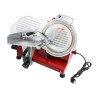 Zwaartekracht Ham Slicer Ø 220 mm 120 W Rood