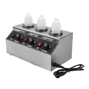 Chauffe Chocolat Triple Dynasteel: Bain-marie électrique professionnel pour sauce chocolat