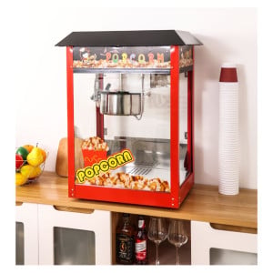 Professionele Popcornmachine 1400 W — RVS Kom