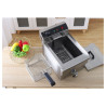 Professionele Friteuse 13 L 3000 W met Aftap - Inox