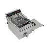 Professionele Friteuse 13 L 3000 W met Aftap - Inox