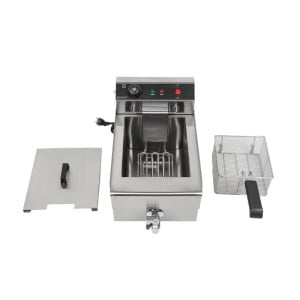 Professionele Friteuse 13 L 3000 W met Aftap - Inox