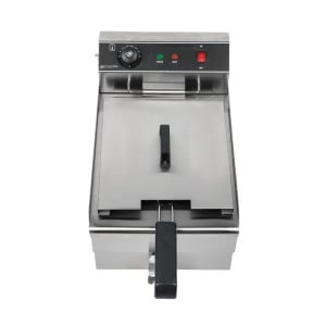 Professionele Friteuse 13 L 3000 W met Aftap - Inox