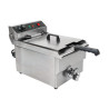 Professionele Friteuse 13 L 3000 W met Aftap - Inox