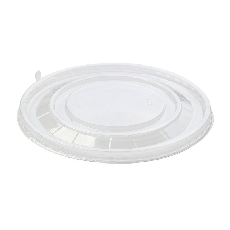 PET lid for Kraft Salad Bowl 1300 ml - Pack of 300 - Dynasteel