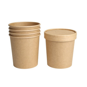 Pot à Soupe Kraft - 480 ml - Lot de 300