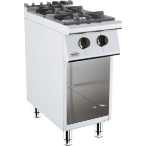 Professionele Fornuis 700 op Gas - 2 Branders - CombiSteel