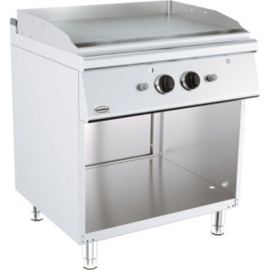Gasgrill mit glatter Platte - 800 x 700 mm - CombiSteel