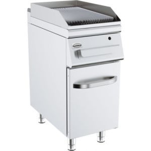 Gas Griddle with Grooved Plate - 400 x 700 mm - CombiSteel