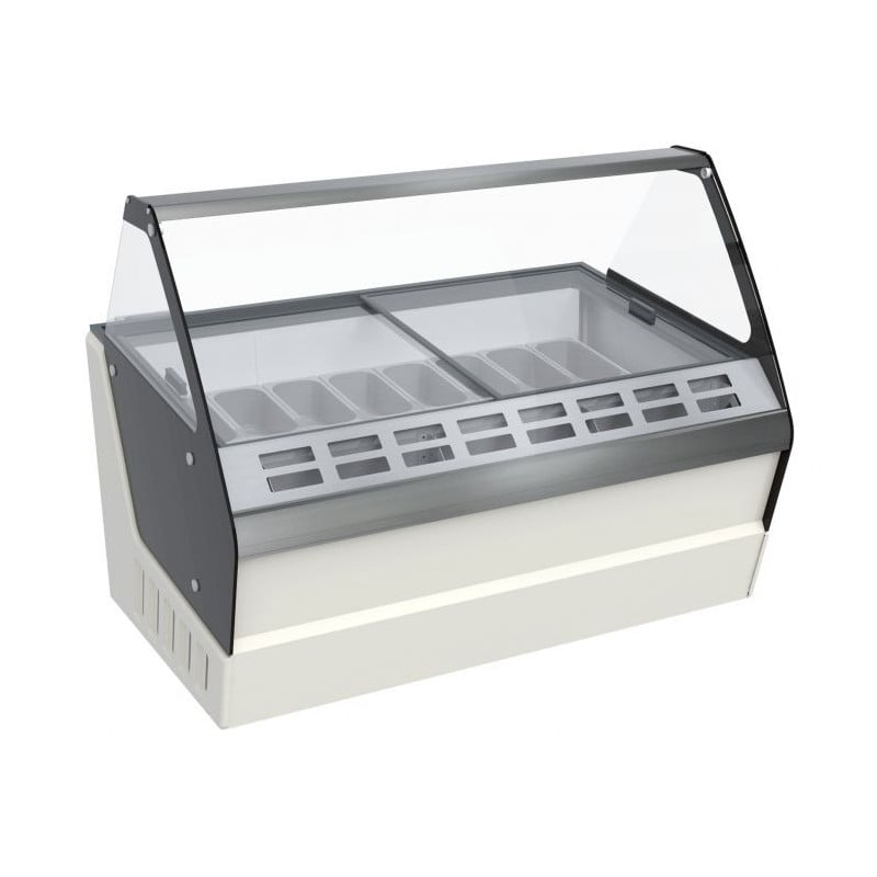 Eisvitrine - Statisch - 16 x 5 L - CombiSteel